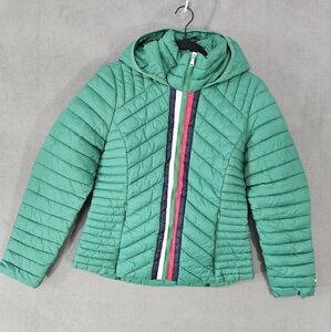 Tommy Hilfiger Women’s Medium Packable Lightweight Waterproof Puffer Coat Hood